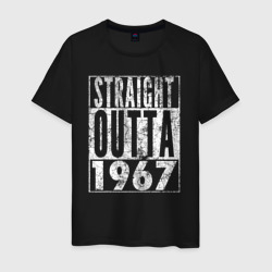 Прямо из 1967 – Мужская футболка хлопок с принтом купить со скидкой в -20%