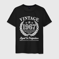 Винтаж 1967 в возрасте совершенства – Мужская футболка хлопок с принтом купить со скидкой в -20%