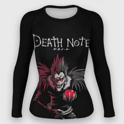 Женский рашгард 3D Тетрадь смерти Ryuk