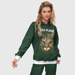 Женский костюм с толстовкой 3D I am Puma Messi - фото 2