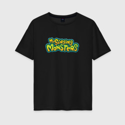 Женская футболка хлопок Oversize My singing monsters