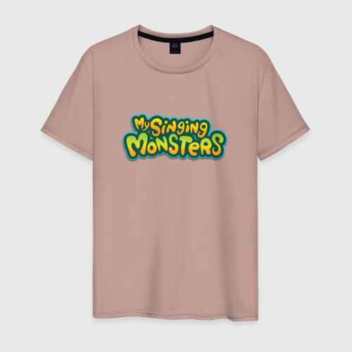 Мужская футболка хлопок с принтом My singing monsters, вид спереди #2