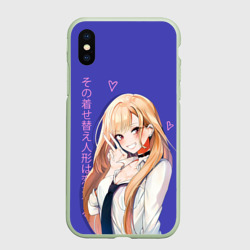 Чехол для iPhone XS Max матовый Эта фарфоровая кукла влюбилась - Марин