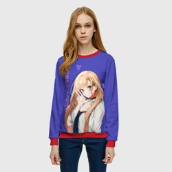 Женский свитшот 3D Эта фарфоровая кукла влюбилась - Марин - фото 2