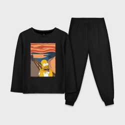 Детская пижама с лонгсливом хлопок Гомер Симпсон Крик