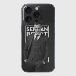 Чехол для iPhone 16 Pro Max силиконовый с защитой камеры Серкан Болат