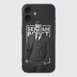 Чехол для iPhone 16 силиконовый с защитой камеры Серкан Болат