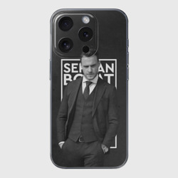 Чехол для iPhone 15 Pro силиконовый с защитой камеры Серкан Болат