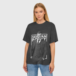 Женская футболка oversize 3D Серкан Болат - фото 2