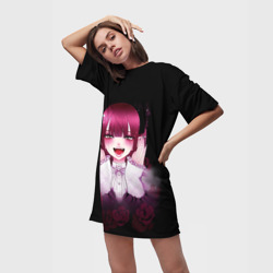 Платье-футболка 3D Девушка-суккуб - фото 2
