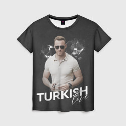 Женская футболка 3D Turkish Love Serkan