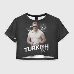 Женская футболка Crop-top 3D Turkish Love Serkan