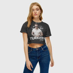 Женская футболка Crop-top 3D Turkish Love Serkan - фото 2