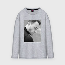 Женский лонгслив oversize хлопок Bursin