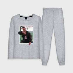 Женская пижама с лонгсливом хлопок Sen cal kapimi - Serkan