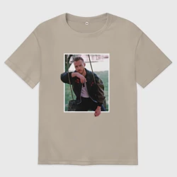 Женская футболка хлопок Oversize Sen cal kapimi - Serkan