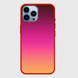 Чехол для iPhone 14 Pro Max Оранжево-пурпурный градиент 