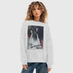 Женский свитшот oversize без начеса хлопок Неукротимый - фото 2