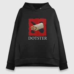 Женское худи Oversize хлопок Dotster