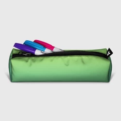 Пенал школьный 3D Градиент оттенки зеленого - фото 2