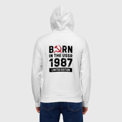 Мужская толстовка на молнии хлопок Born In The USSR 1987 Limited Edition - фото 2