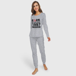 Женская пижама с лонгсливом хлопок Born In The USSR 1987 Limited Edition - фото 2