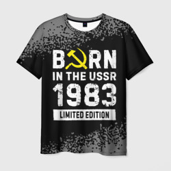 Born In The USSR 1983 year Limited Edition – Мужская футболка 3D с принтом купить со скидкой в -26%