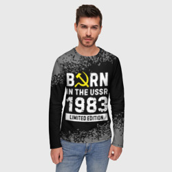 Мужской лонгслив 3D Born In The USSR 1983 year Limited Edition - фото 2