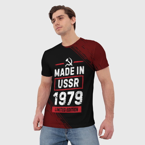 Мужская футболка 3D Made In USSR 1979 / Limited Edition, цвет 3D печать - фото 3