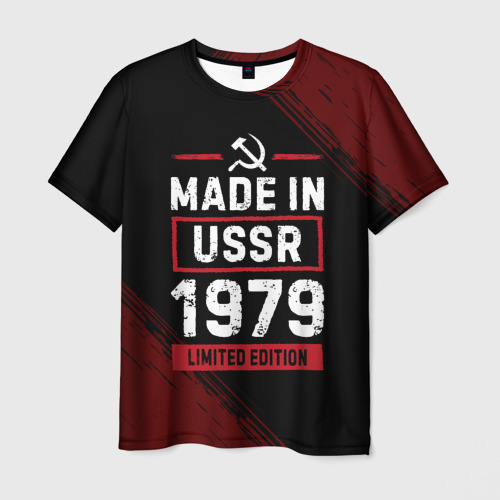 Мужская футболка 3D Made In USSR 1979 / Limited Edition, цвет 3D печать