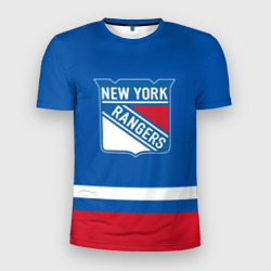 Мужская футболка 3D Slim New York Rangers Панарин