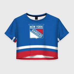 Женская футболка Crop-top 3D New York Rangers Панарин