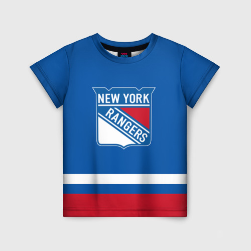 Детская футболка 3D New York Rangers Панарин, цвет 3D печать