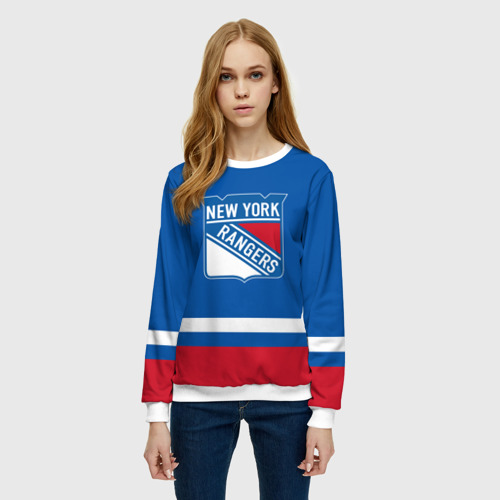 Женский свитшот 3D New York Rangers Панарин, цвет 3D печать - фото 3