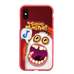 Чехол для iPhone XS Max матовый My singing monster