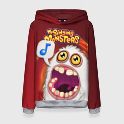 Женская толстовка 3D My singing monster