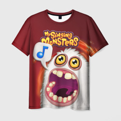 Мужская футболка 3D My singing monster