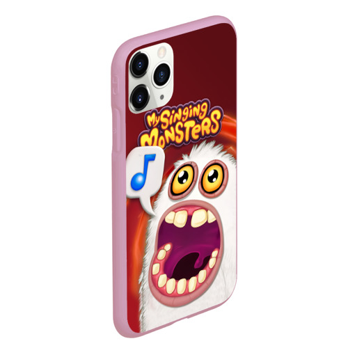 Чехол для iPhone 11 Pro Max матовый My singing monster, цвет розовый - фото 3