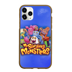 Чехол для iPhone 11 Pro Max матовый My singing monsters поющие монстры