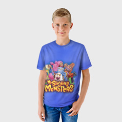 Детская футболка 3D My singing monsters поющие монстры - фото 2