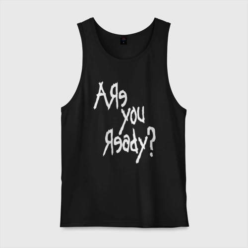 Мужская майка хлопок KoЯn Are you ready