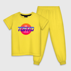 Детская пижама хлопок Retrowave Tokyo