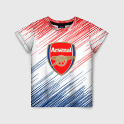 Детская футболка 3D Арсенал Arsenal logo