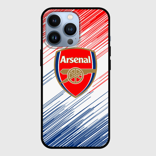 Чехол для iPhone 13 Pro Арсенал Arsenal logo, цвет черный