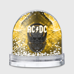 Игрушка Снежный шар AC DC skull rock