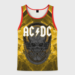 Мужская майка 3D AC DC skull rock