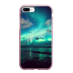 Чехол для iPhone 7Plus/8 Plus матовый Aurora borealis