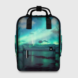 Женский рюкзак 3D Aurora borealis