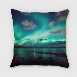 Подушка 3D Aurora borealis