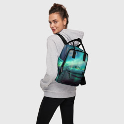 Женский рюкзак 3D Aurora borealis - фото 2